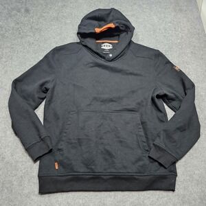 Brunt The Shevlin Hoodie Mens XL Black Heavyweight Work Sweatshirt